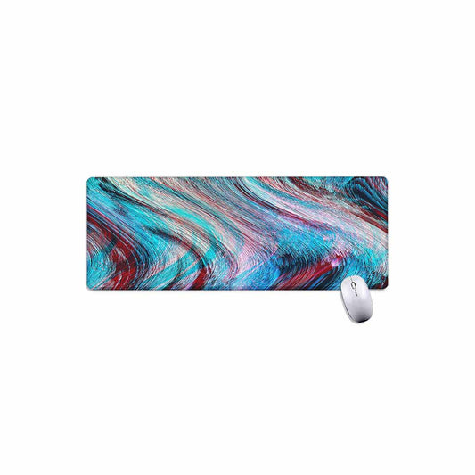 Smoke Psychedelic Trippy Print Extended Mouse Pad