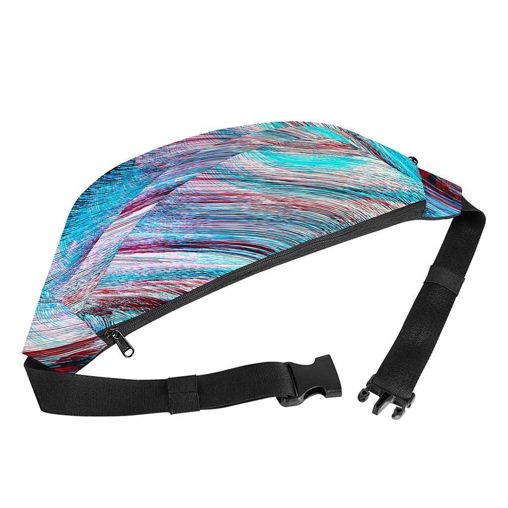 Smoke Psychedelic Trippy Print Fanny Pack