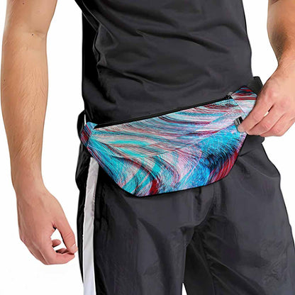 Smoke Psychedelic Trippy Print Fanny Pack