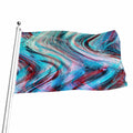 Smoke Psychedelic Trippy Print Flag