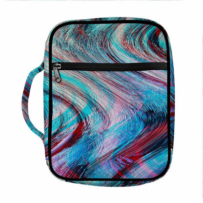 Smoke Psychedelic Trippy Print Front Pocket Bible Bag
