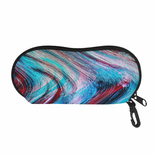 Smoke Psychedelic Trippy Print Glasses Case