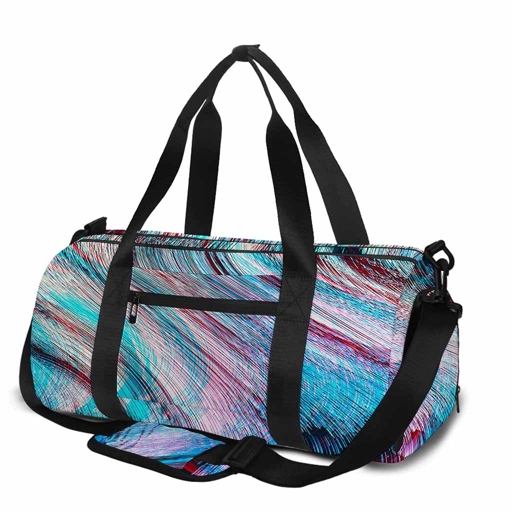 Smoke Psychedelic Trippy Print Gym Bag