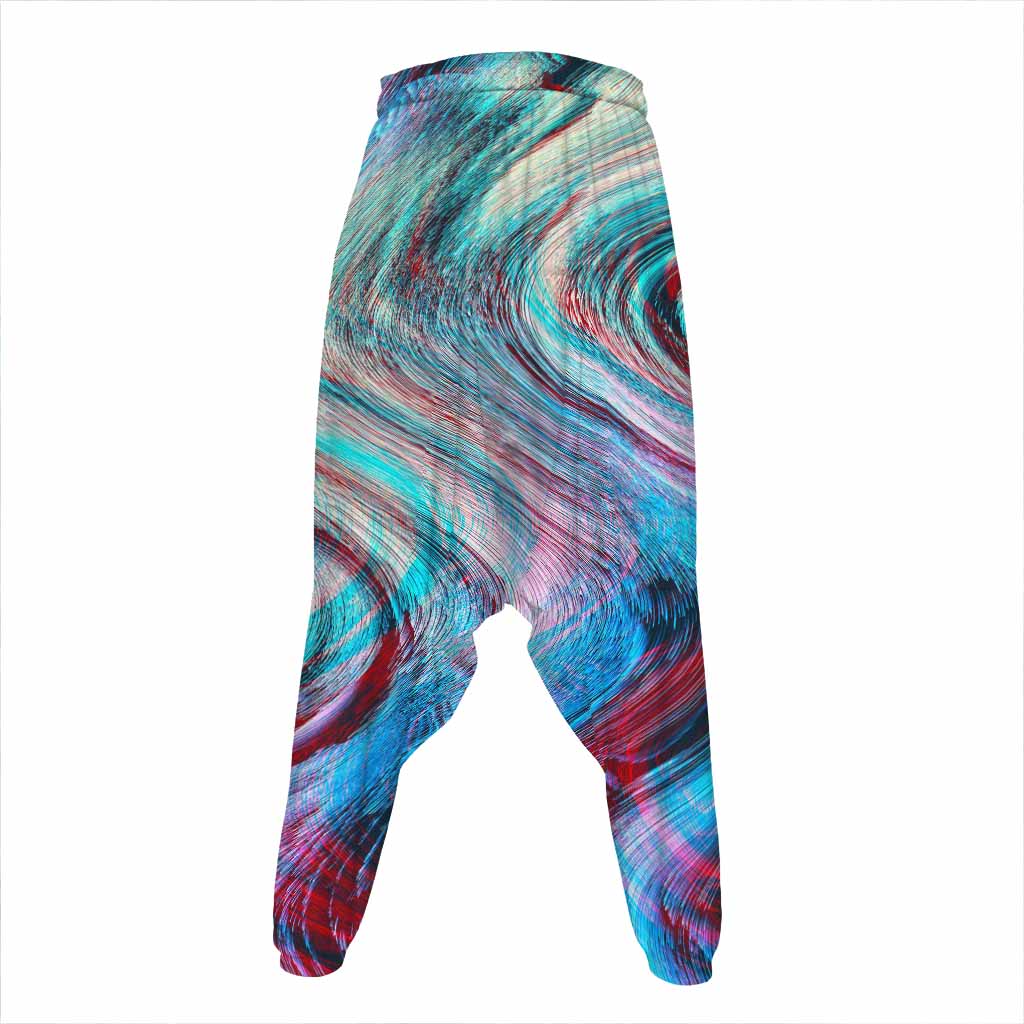 Smoke Psychedelic Trippy Print Hammer Pants