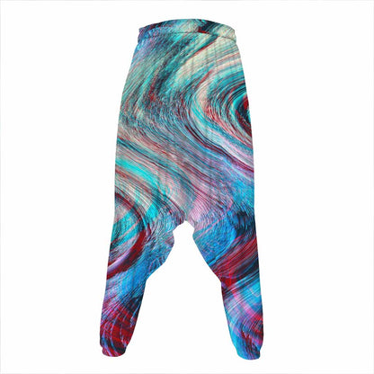 Smoke Psychedelic Trippy Print Hammer Pants