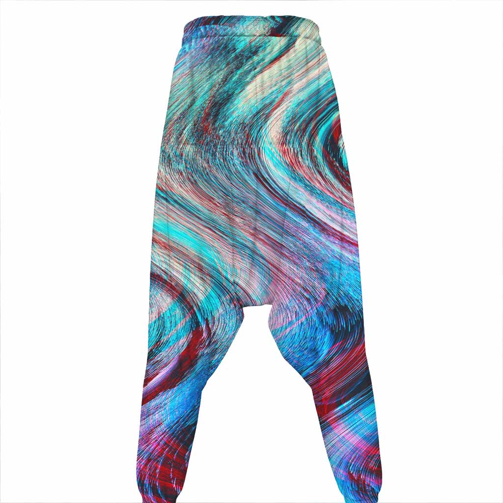 Smoke Psychedelic Trippy Print Hammer Pants