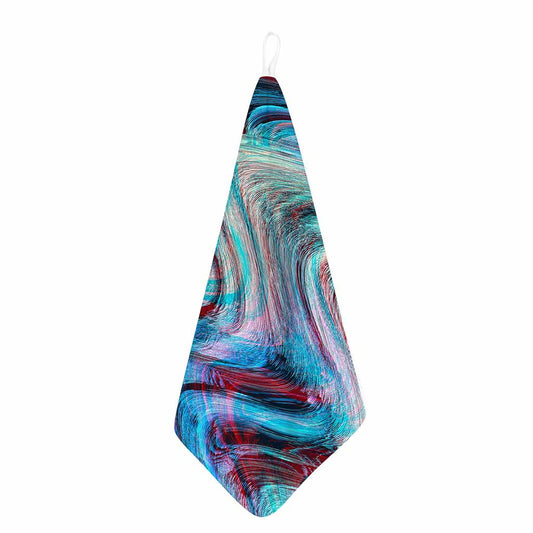 Smoke Psychedelic Trippy Print Hand Towel