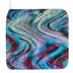 Smoke Psychedelic Trippy Print Hand Towel