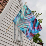 Smoke Psychedelic Trippy Print House Flag