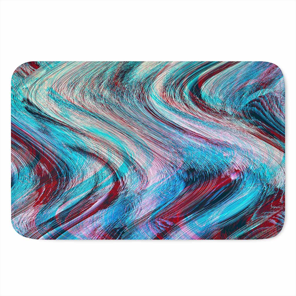Smoke Psychedelic Trippy Print Indoor Door Mat