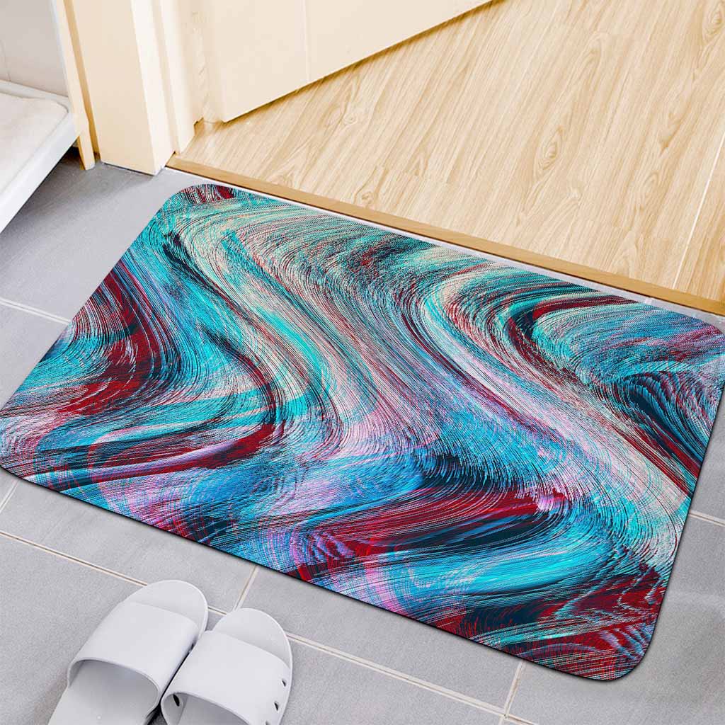 Smoke Psychedelic Trippy Print Indoor Door Mat