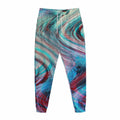 Smoke Psychedelic Trippy Print Jogger Pants