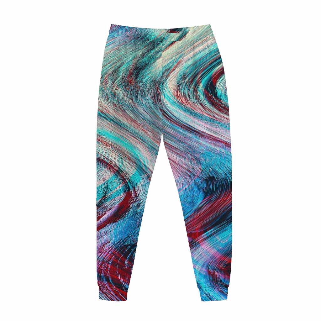 Smoke Psychedelic Trippy Print Jogger Pants