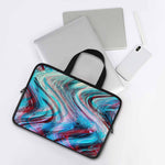 Smoke Psychedelic Trippy Print Laptop Sleeve With Handle