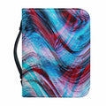 Smoke Psychedelic Trippy Print Leather Bible Cover