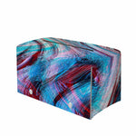 Smoke Psychedelic Trippy Print Leather Tissue Box Cover