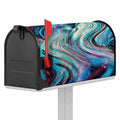 Smoke Psychedelic Trippy Print Mailbox Cover