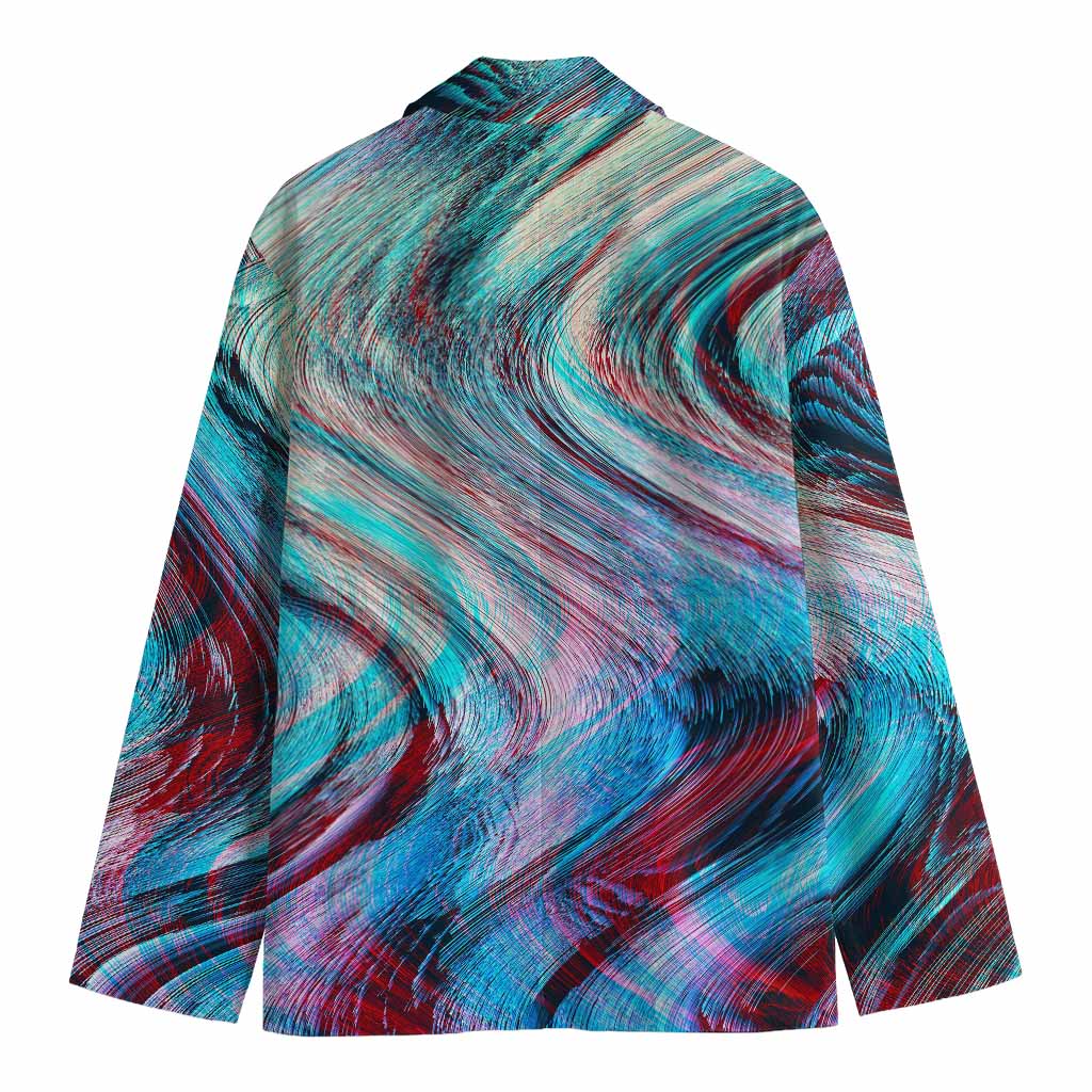 Smoke Psychedelic Trippy Print Men's Blazer