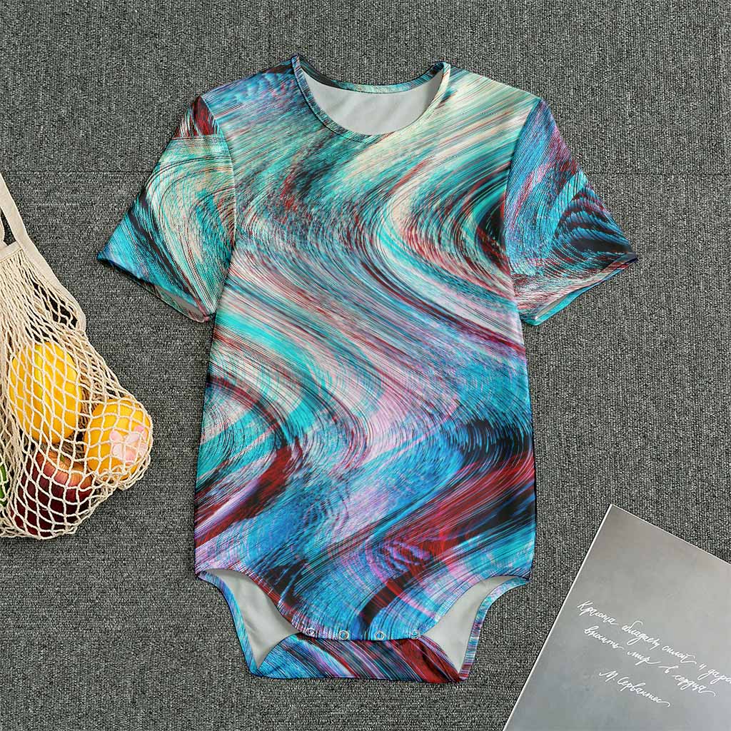 Smoke Psychedelic Trippy Print Men's Bodysuit