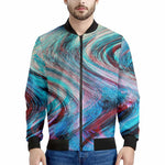 Smoke Psychedelic Trippy Print Men's Bomber Jacket
