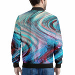 Smoke Psychedelic Trippy Print Men's Bomber Jacket