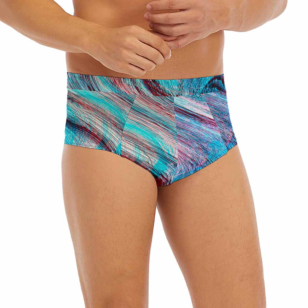 Smoke Psychedelic Trippy Print Men's Briefs