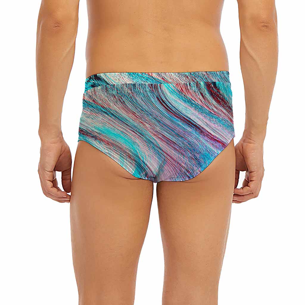 Smoke Psychedelic Trippy Print Men's Briefs