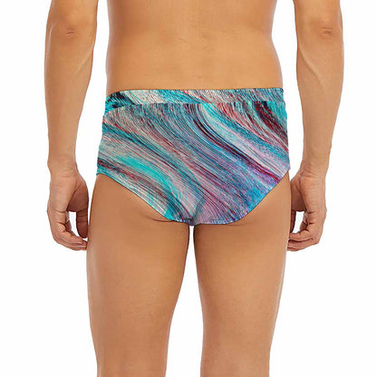 Smoke Psychedelic Trippy Print Men's Briefs