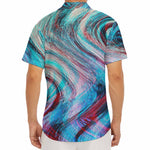 Smoke Psychedelic Trippy Print Men's Deep V-Neck Shirt