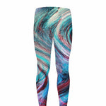 Smoke Psychedelic Trippy Print Men's leggings