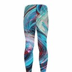 Smoke Psychedelic Trippy Print Men's leggings