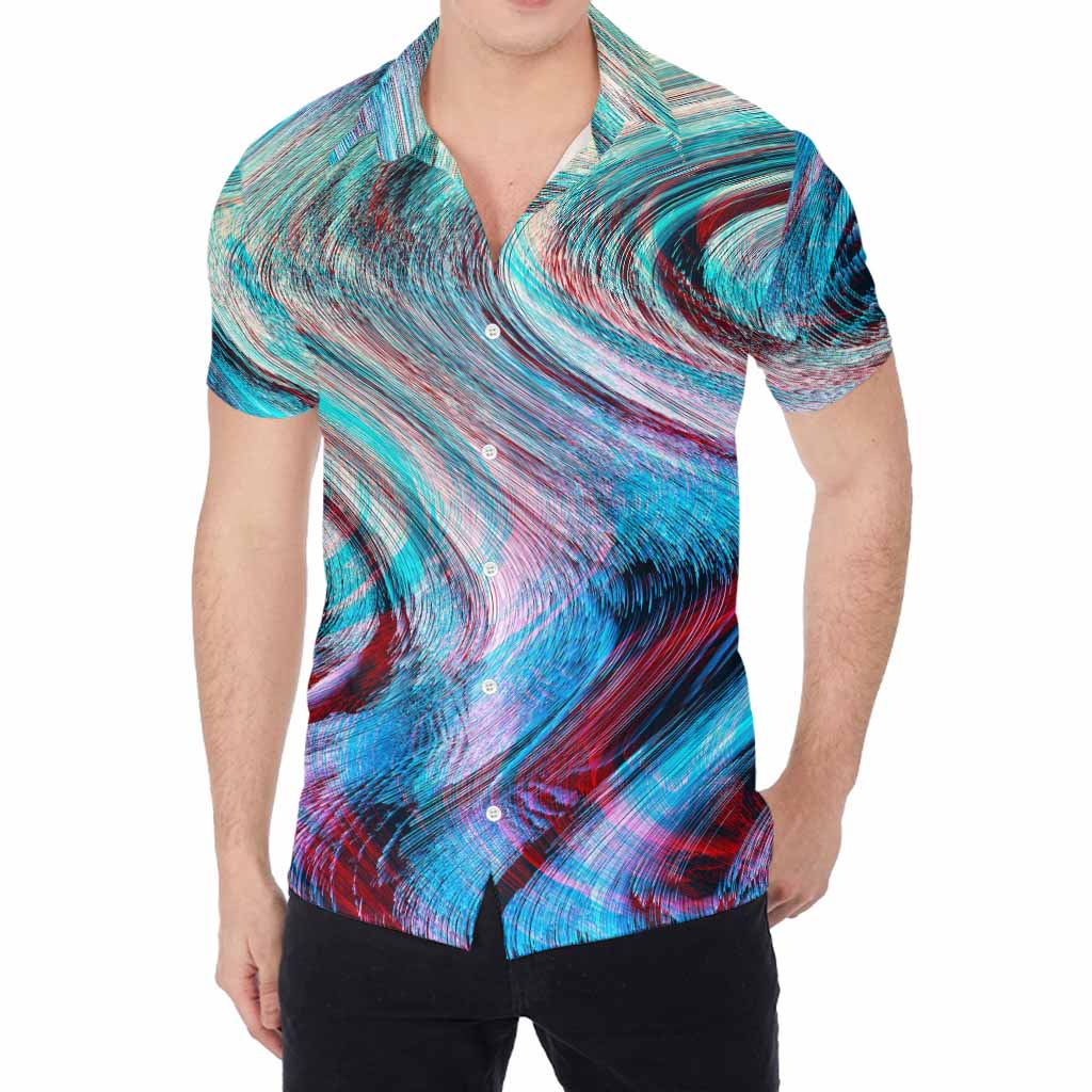 Smoke Psychedelic Trippy Print Men's Shirt
