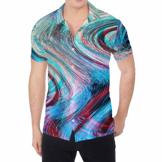 Smoke Psychedelic Trippy Print Men's Shirt