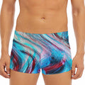 Smoke Psychedelic Trippy Print Men's Short Boxer Briefs