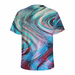 Smoke Psychedelic Trippy Print Men's Sports T-Shirt