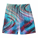 Smoke Psychedelic Trippy Print Men's Swim Trunks