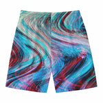 Smoke Psychedelic Trippy Print Men's Swim Trunks