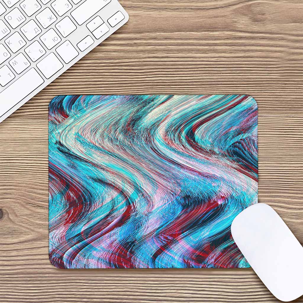 Smoke Psychedelic Trippy Print Mouse Pad