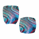 Smoke Psychedelic Trippy Print Office Chair Cover
