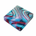 Smoke Psychedelic Trippy Print Outdoor Seat Cushion Cover