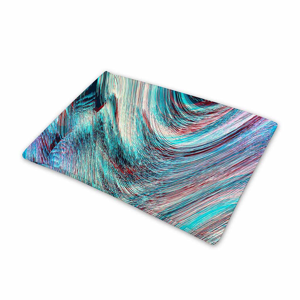 Smoke Psychedelic Trippy Print Pet Cooling Mat Cover