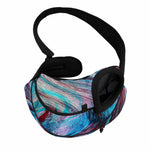 Smoke Psychedelic Trippy Print Pet Sling Carrier