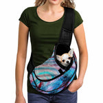 Smoke Psychedelic Trippy Print Pet Sling Carrier