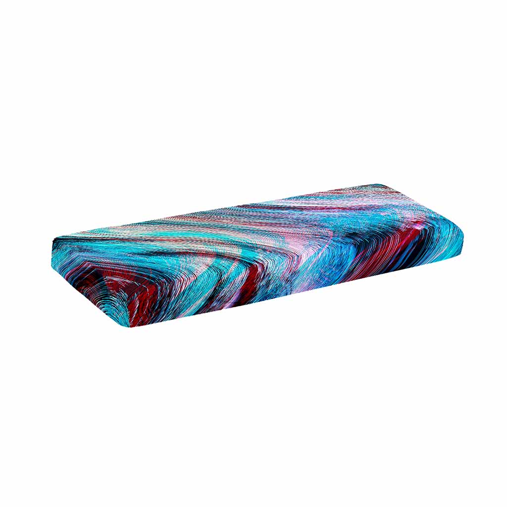 Smoke Psychedelic Trippy Print Piano Keyboard Cover