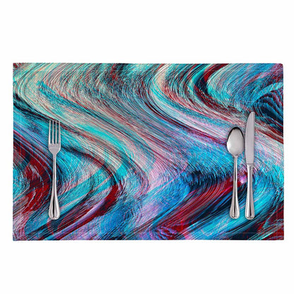 Smoke Psychedelic Trippy Print Placemat