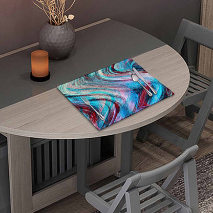 Smoke Psychedelic Trippy Print Placemat
