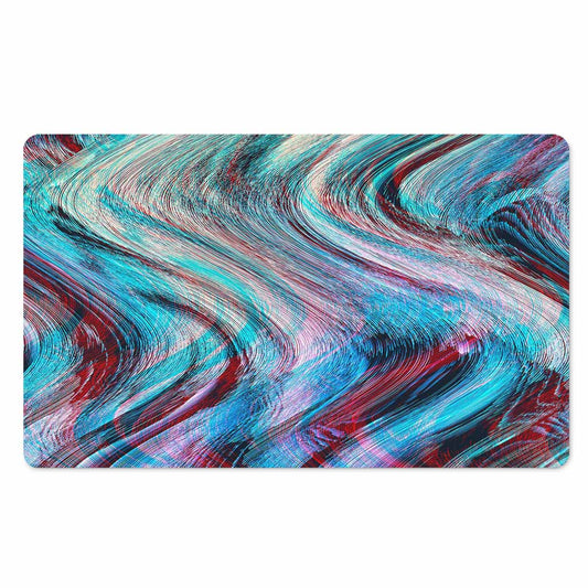 Smoke Psychedelic Trippy Print Polyester Doormat