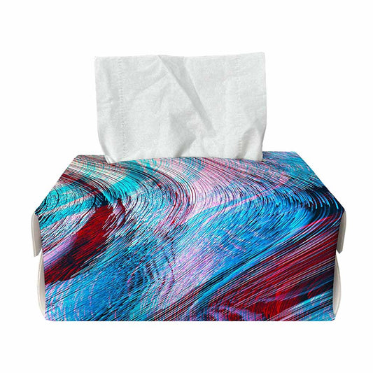 Smoke Psychedelic Trippy Print Rectangle Tissue Box Cover