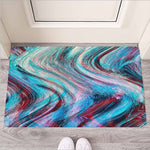Smoke Psychedelic Trippy Print Rubber Doormat