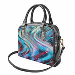 Smoke Psychedelic Trippy Print Shoulder Handbag